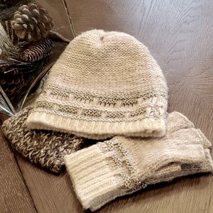 Simply Vera Knit Hats & Gloves Set